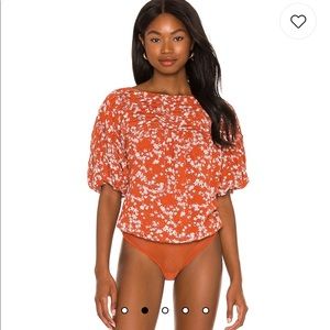 DESSA BODYSUIT IN RUST COMBO